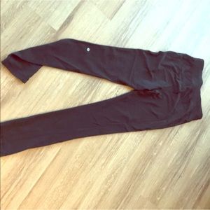 Black lululemon leggings size 4 long